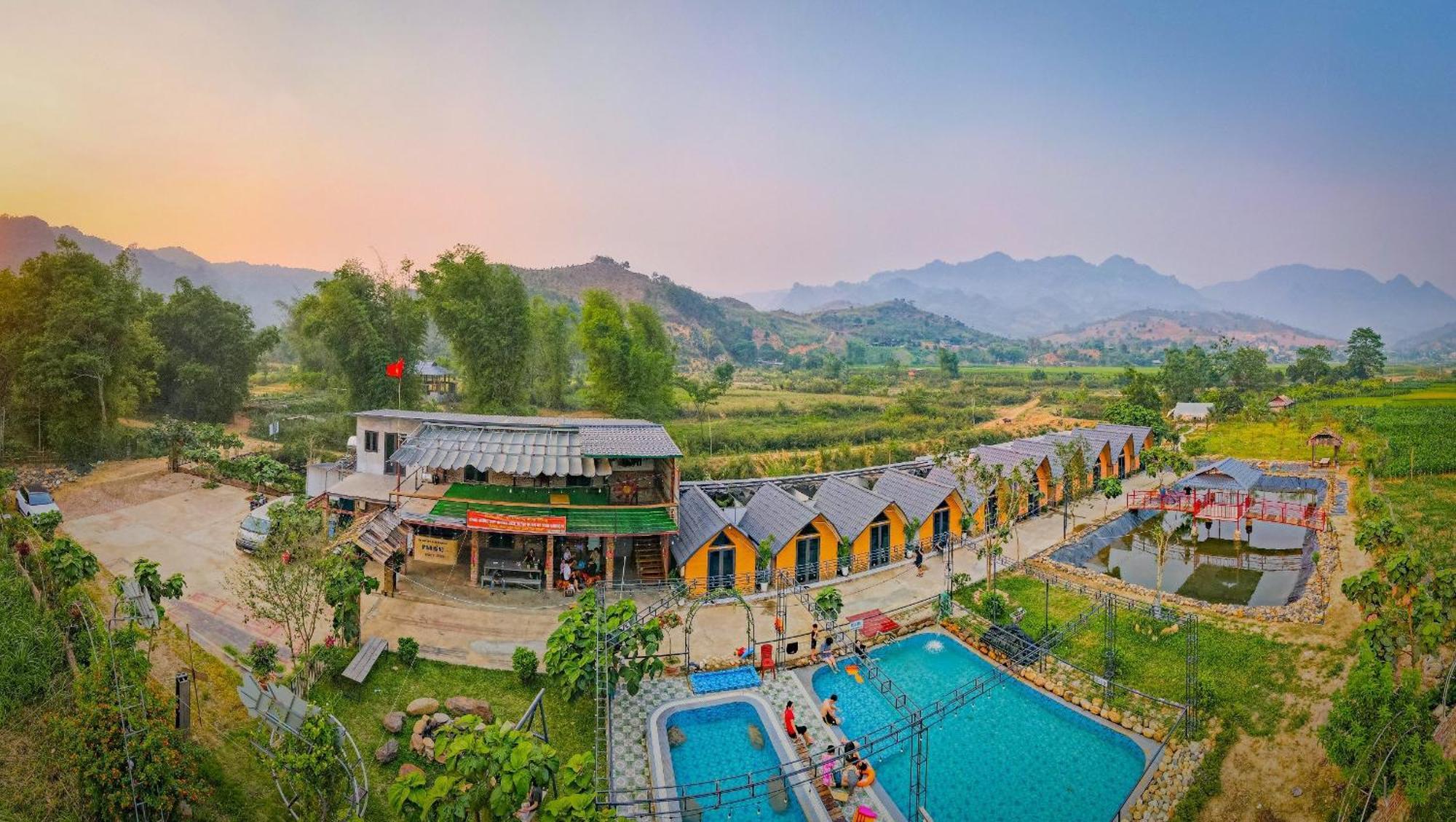 Homestay Suoi Khoang Minh Hang Yen Bai Exteriör bild